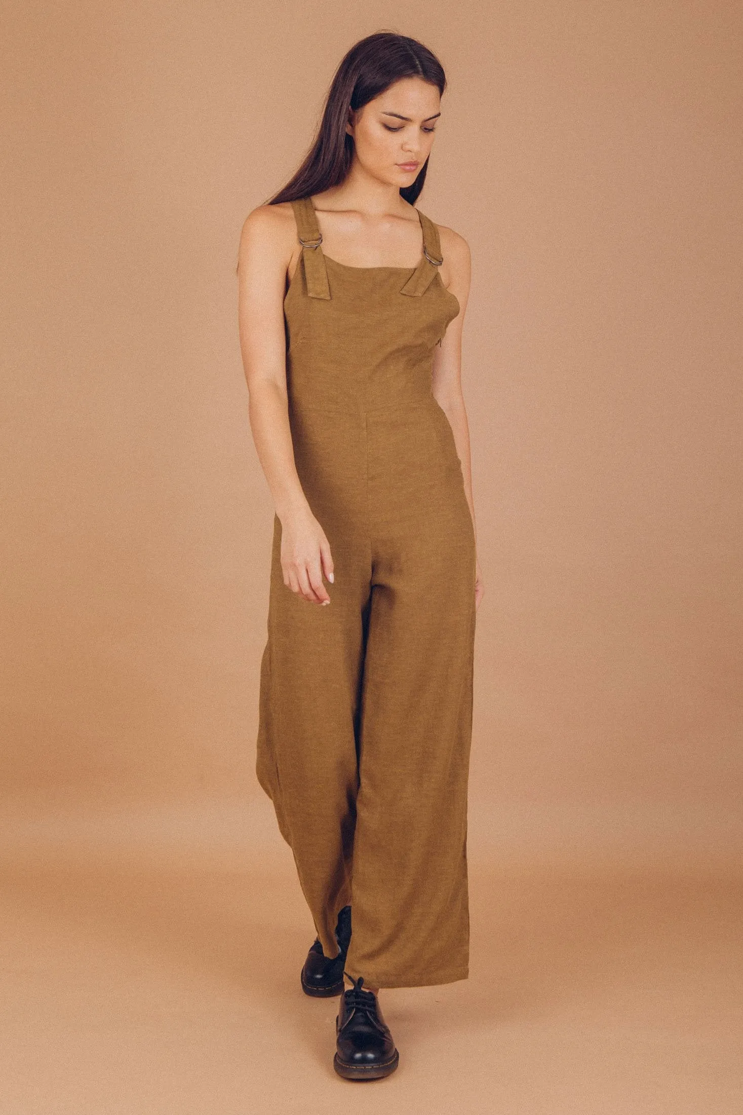 Afends Womens Noir - Hemp Long Overalls