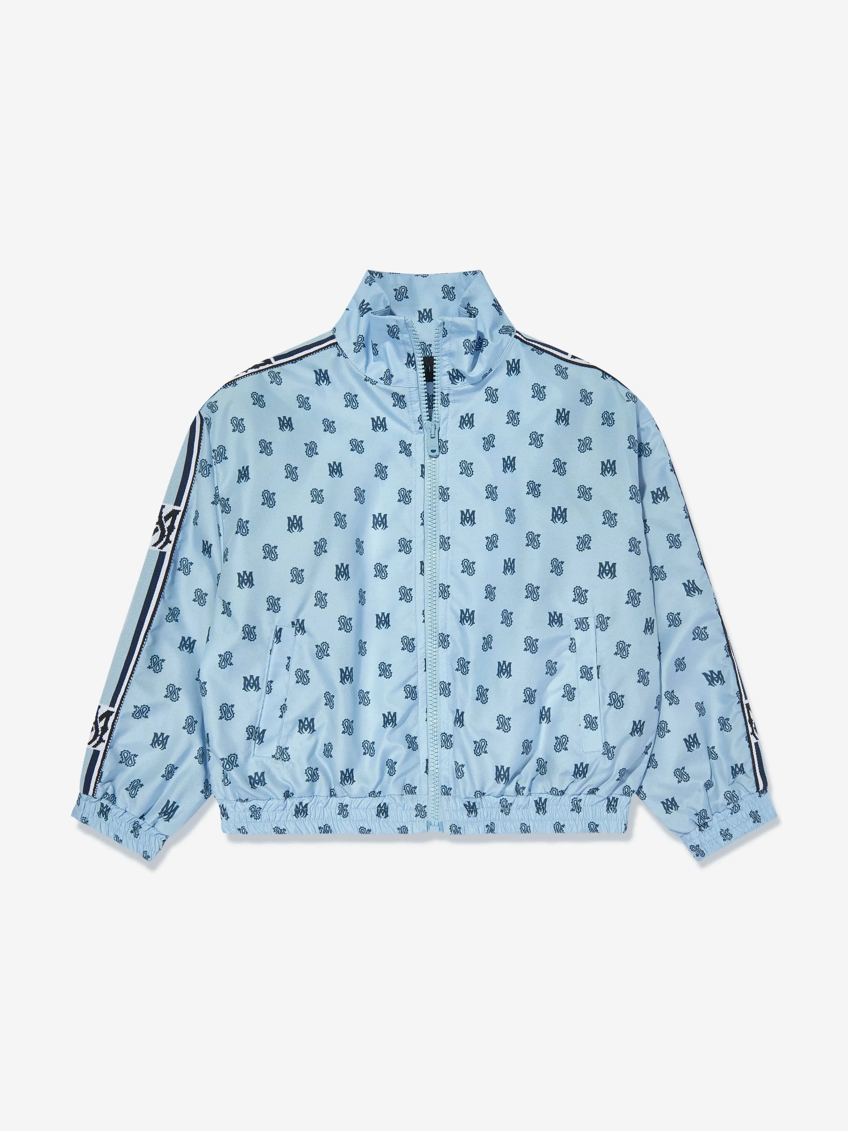 Amiri Kids MA Paisley Windbreaker in Blue