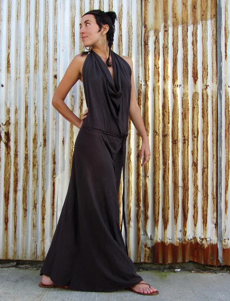 Apron Wrap Simplicity Long Dress