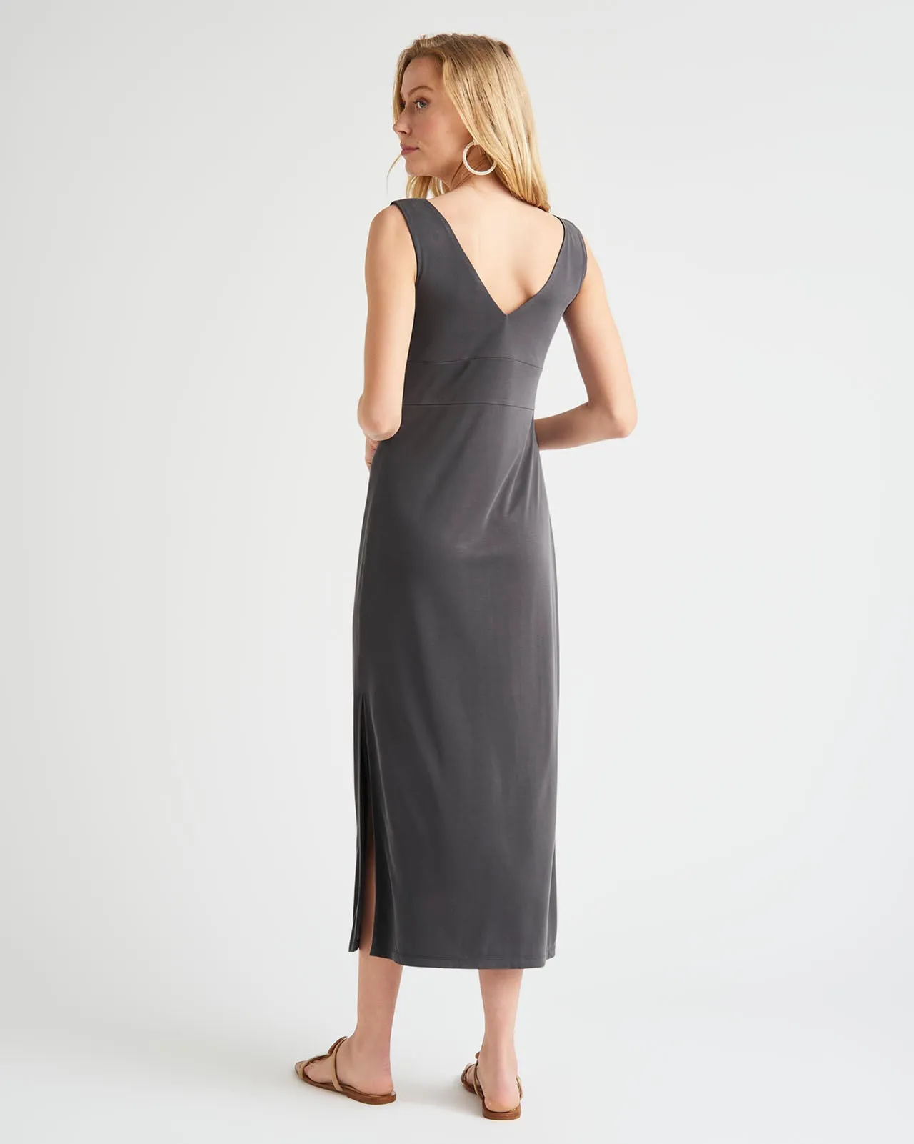 Arlo Sandwash Jersey Twist Midi Dress