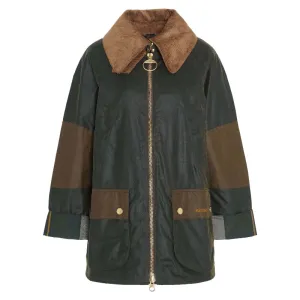 Barbour Allerston Wax Ladies Jacket - Archive Olive/Beech/Ancient