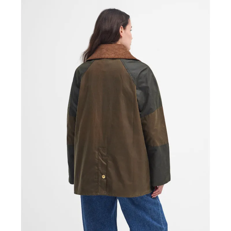 Barbour Allerston Wax Ladies Jacket - Archive Olive/Beech/Ancient