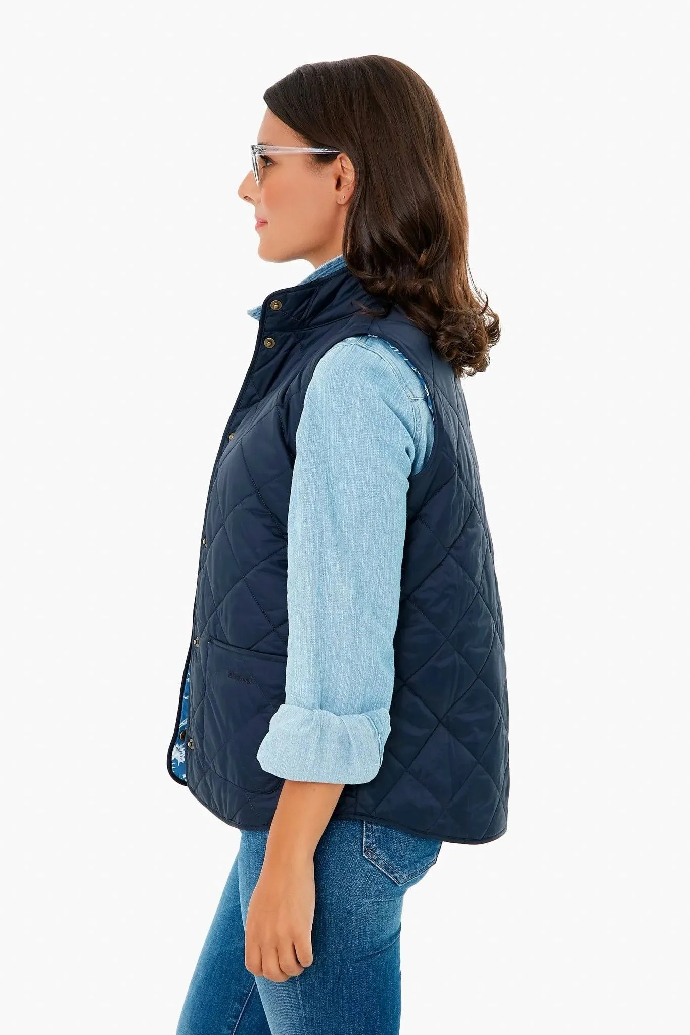 Barbour Women's LARCH GILET - Navy