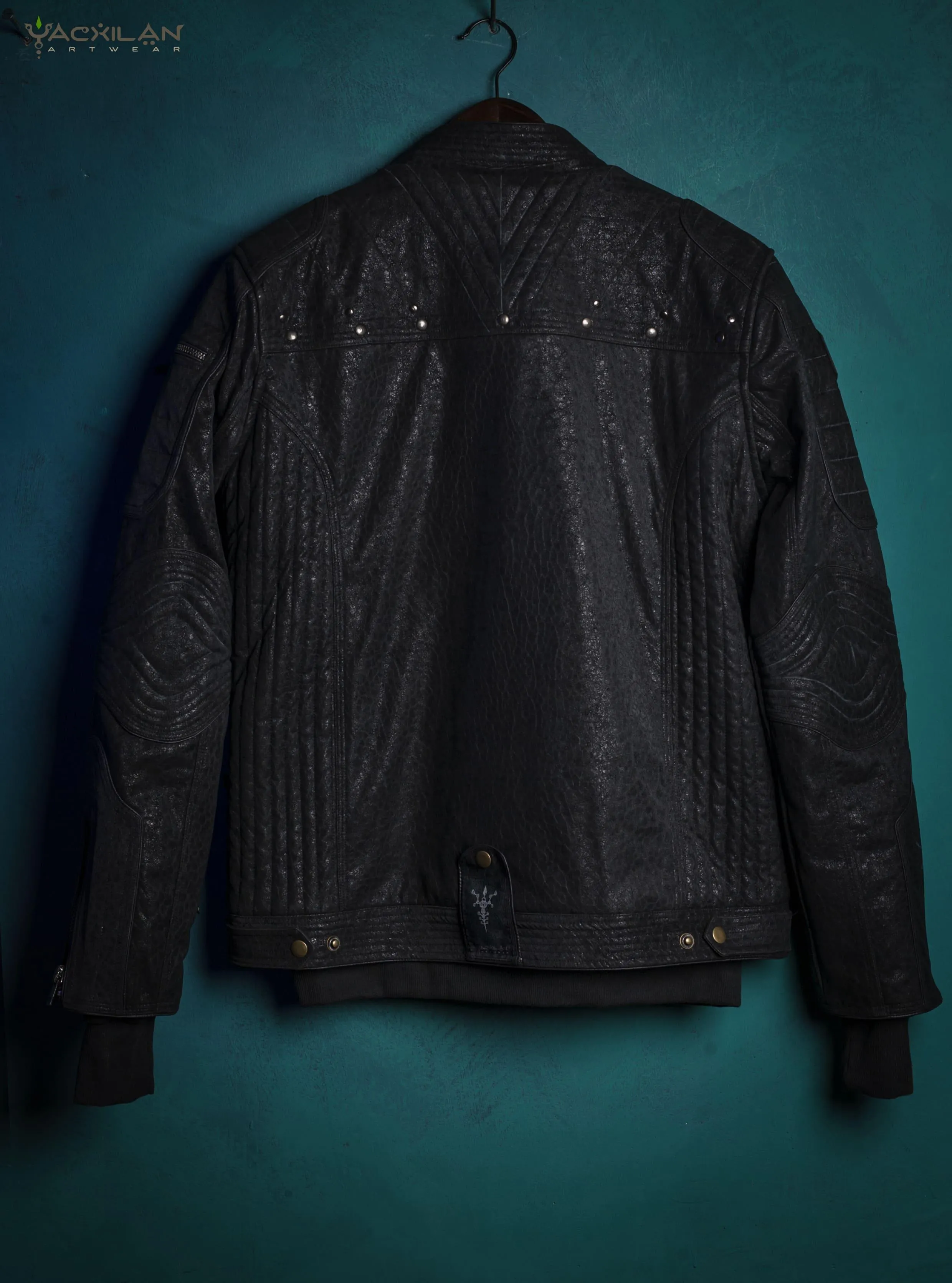 Biker Jacket Men / Fake Leather - BLACK ELEPHANT