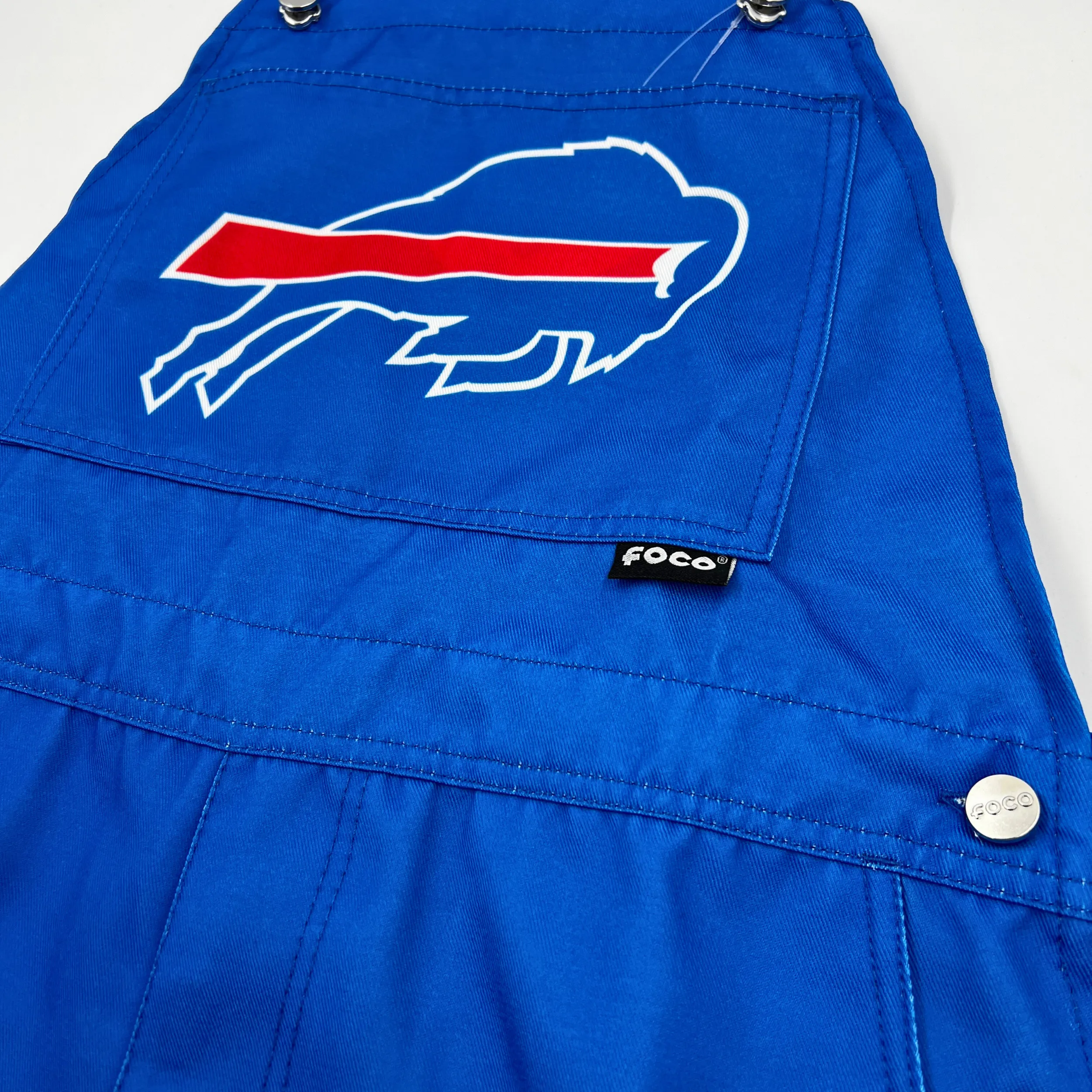 Buffalo Bills With Big Logo Royal Bib Shortalls