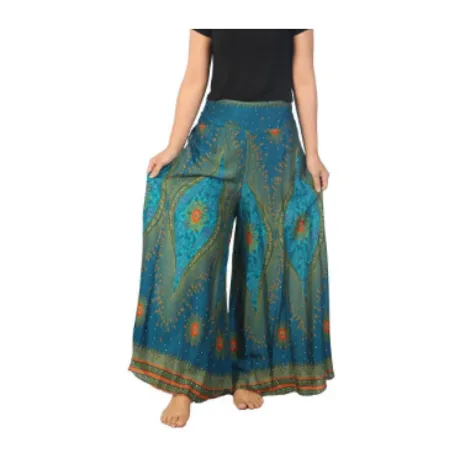 BUNDLE: 4-Pack Palazzo Pants X-Large (Assorted Prints) - Thailand