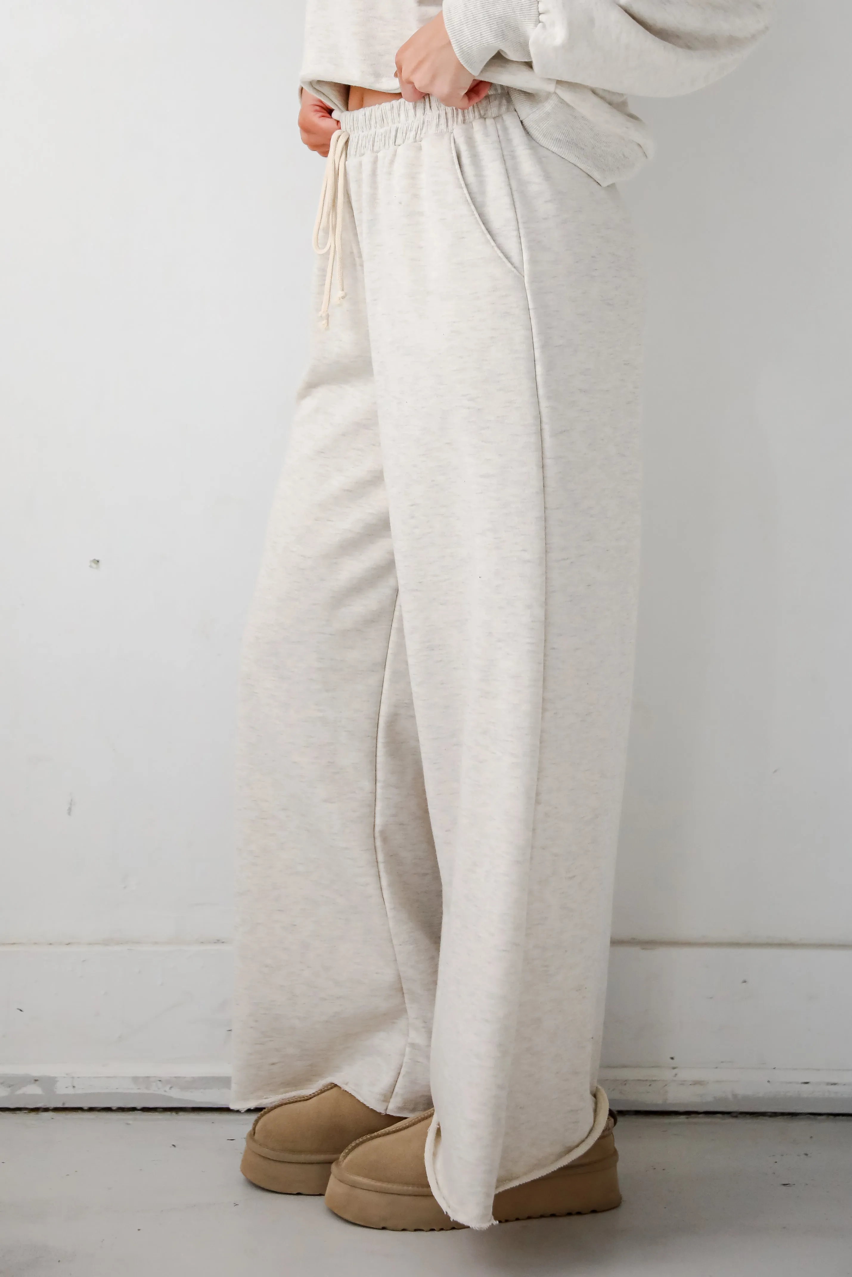 Comfy Always Light Grey Sweatpants