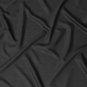 Exclusive Coin Grey Super 150's Wool Fabric - Fine Italian Weave, 150cm Width - D18243