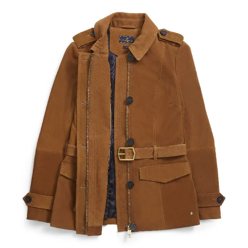 Fairfax & Favor Frances Ladies Suede Jacket - Tan