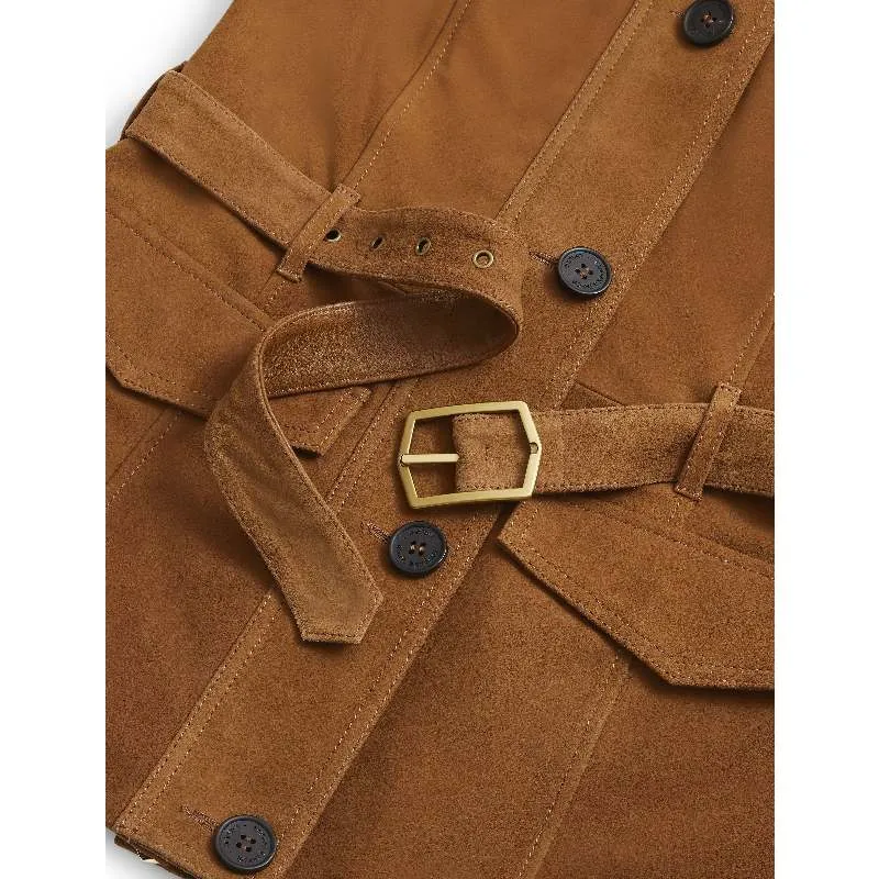 Fairfax & Favor Frances Ladies Suede Jacket - Tan