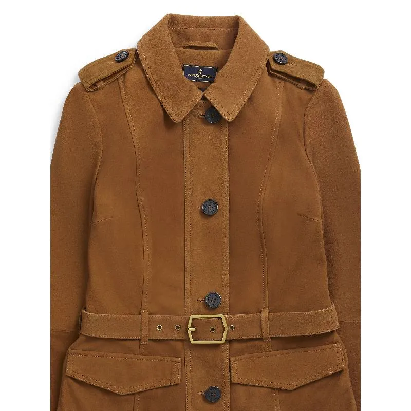 Fairfax & Favor Frances Ladies Suede Jacket - Tan