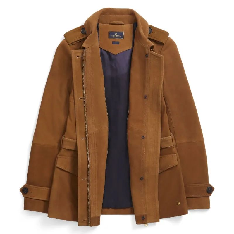 Fairfax & Favor Frances Ladies Suede Jacket - Tan