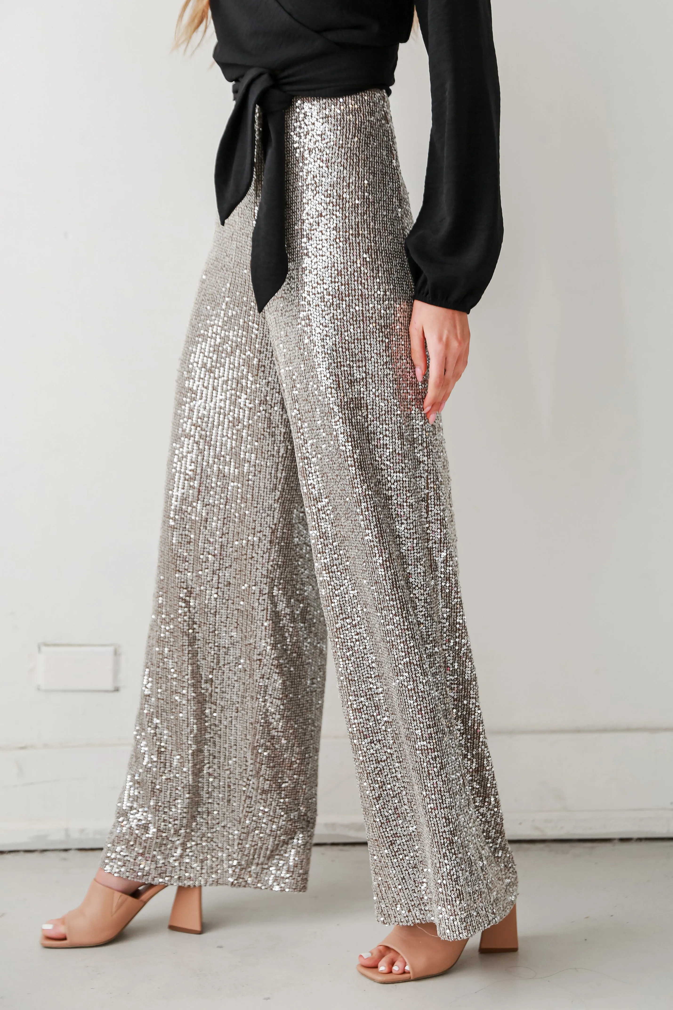 FINAL SALE - Glam Energy Sequin Pants