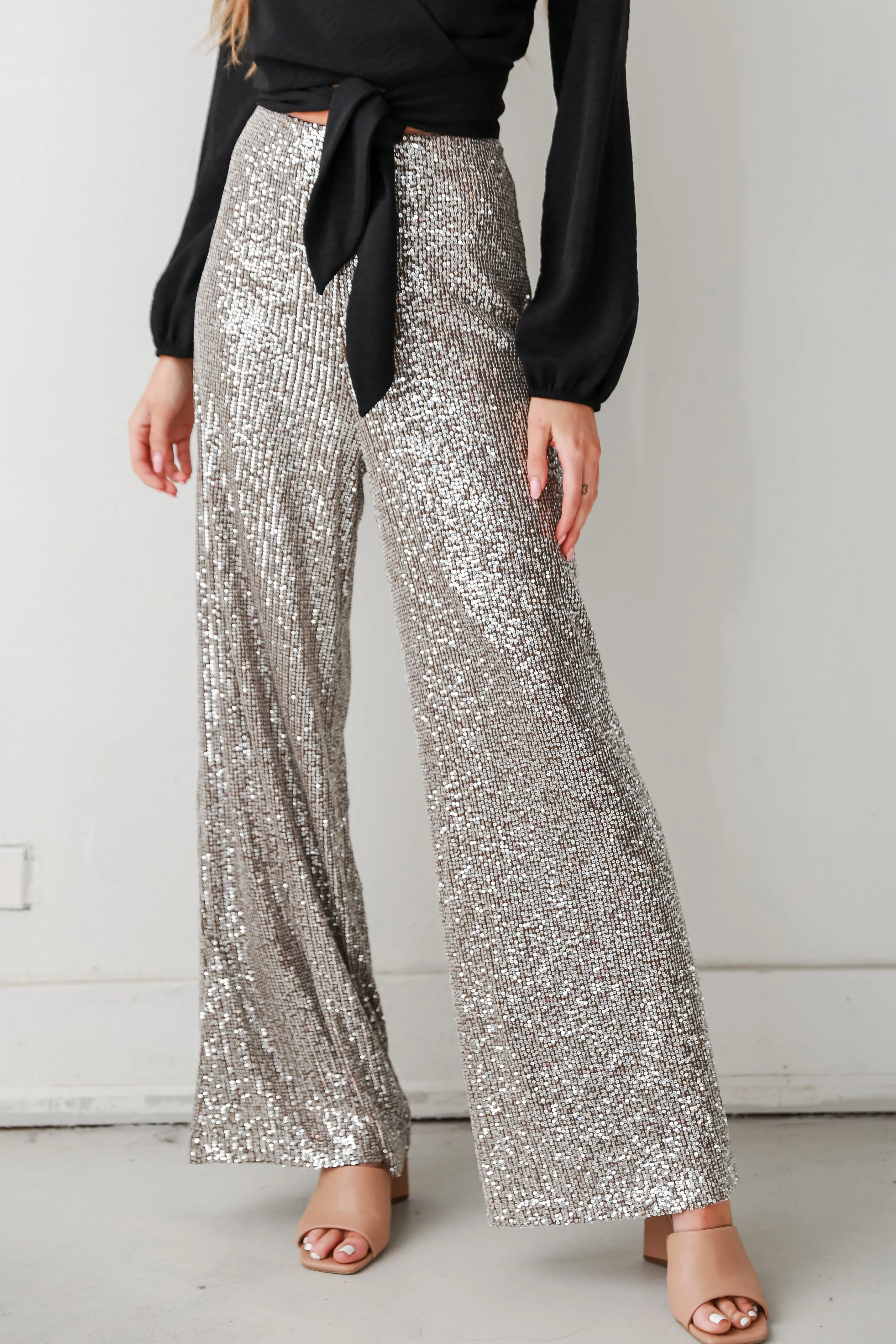 FINAL SALE - Glam Energy Sequin Pants