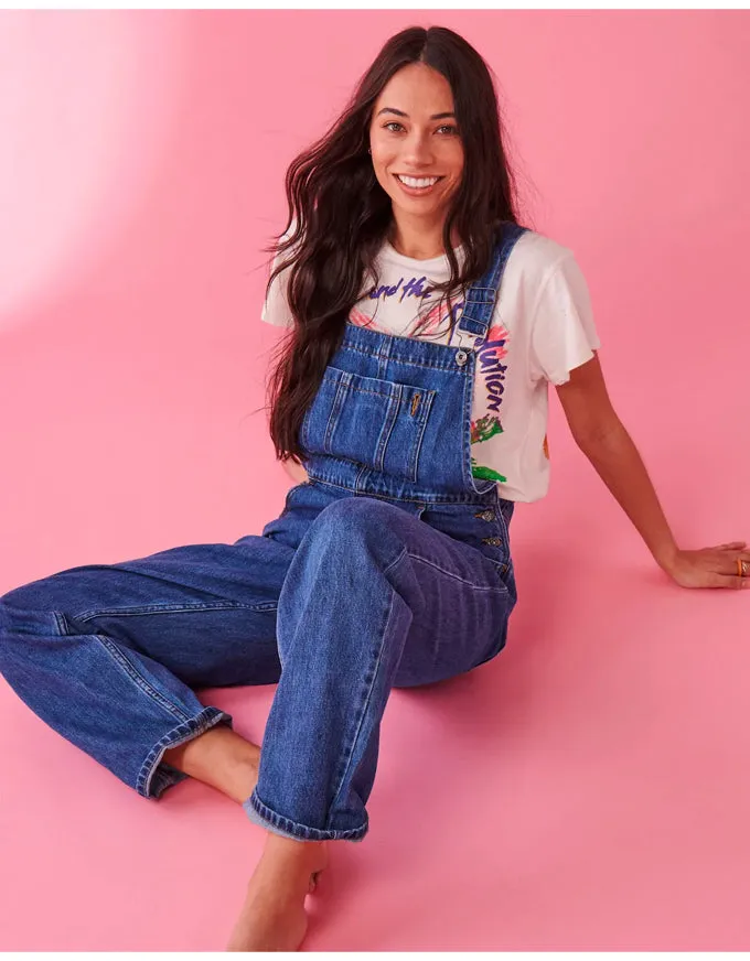 Frida Overalls Mid Blue