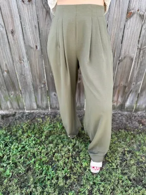 Grand In Green Pants