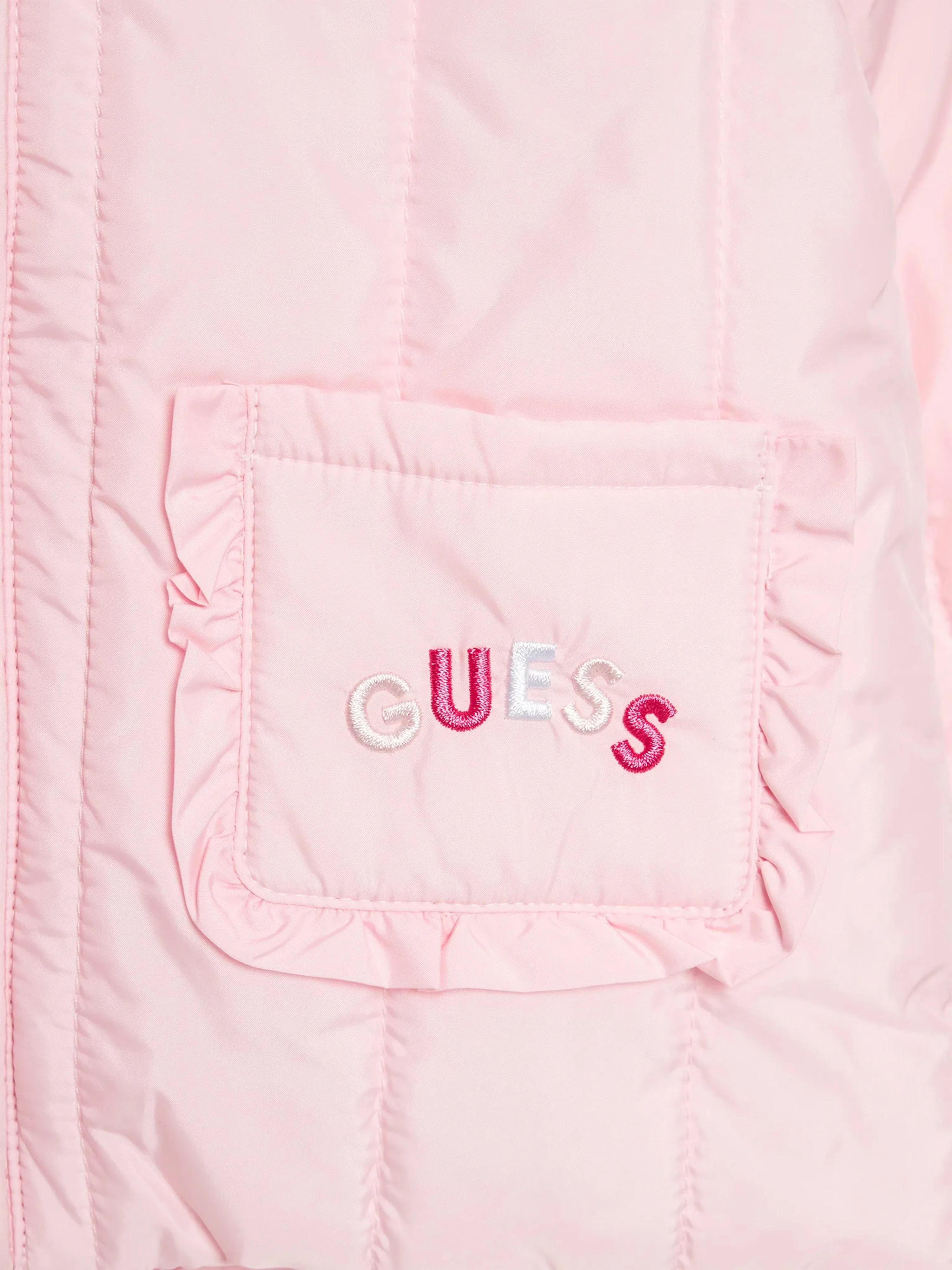 Guess Baby Girls Padded Jacket in Pink