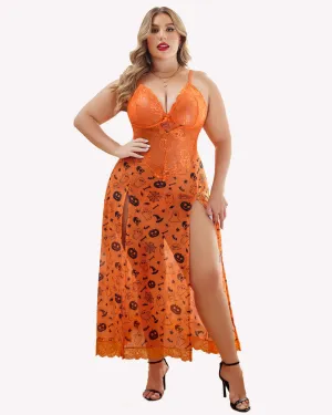 Halloween Plus Size Side Slits Exotic Dresses