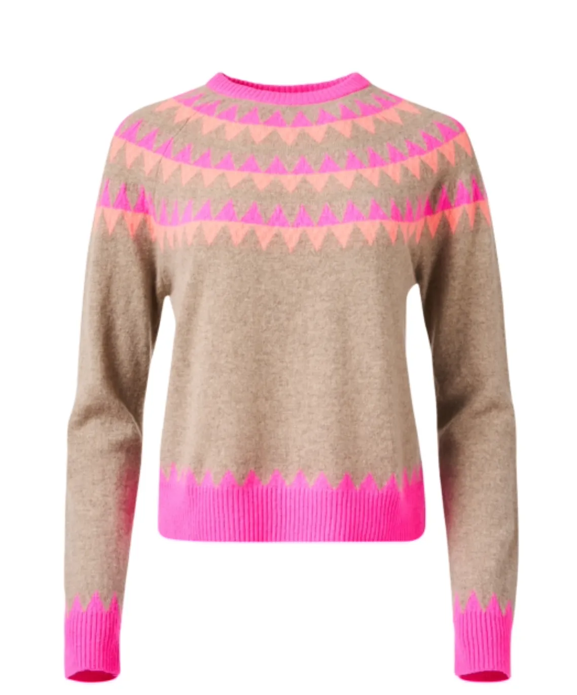 Jumper 1234 Vail Pink/Coral Crewneck Sweater