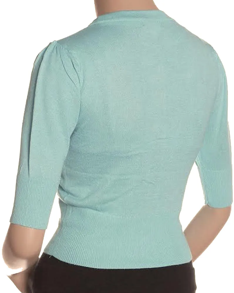 Maryanne Cropped Half Sleeve Cardigan in 6 Colors