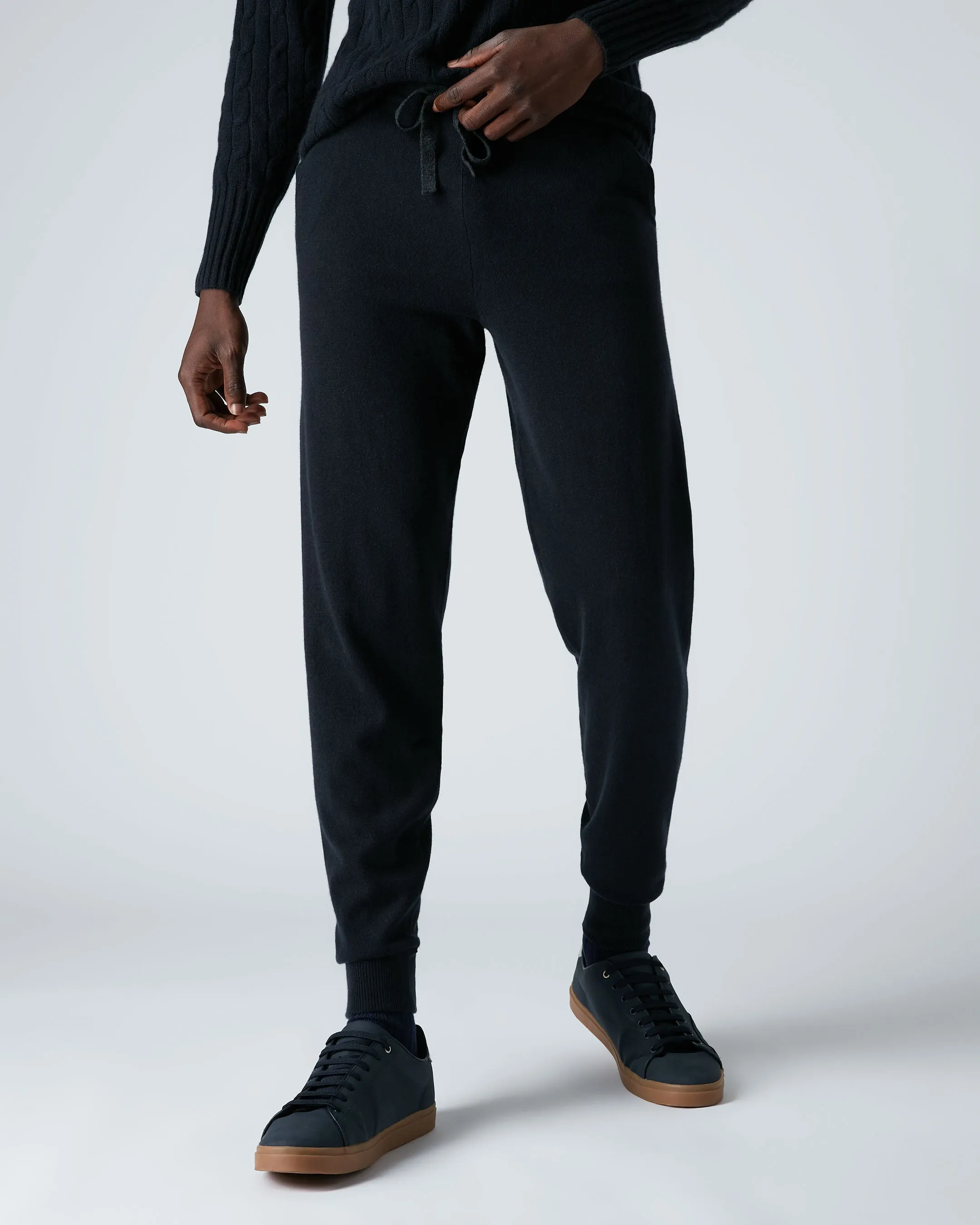 Men's Brompton Cashmere Jogger Navy Blue