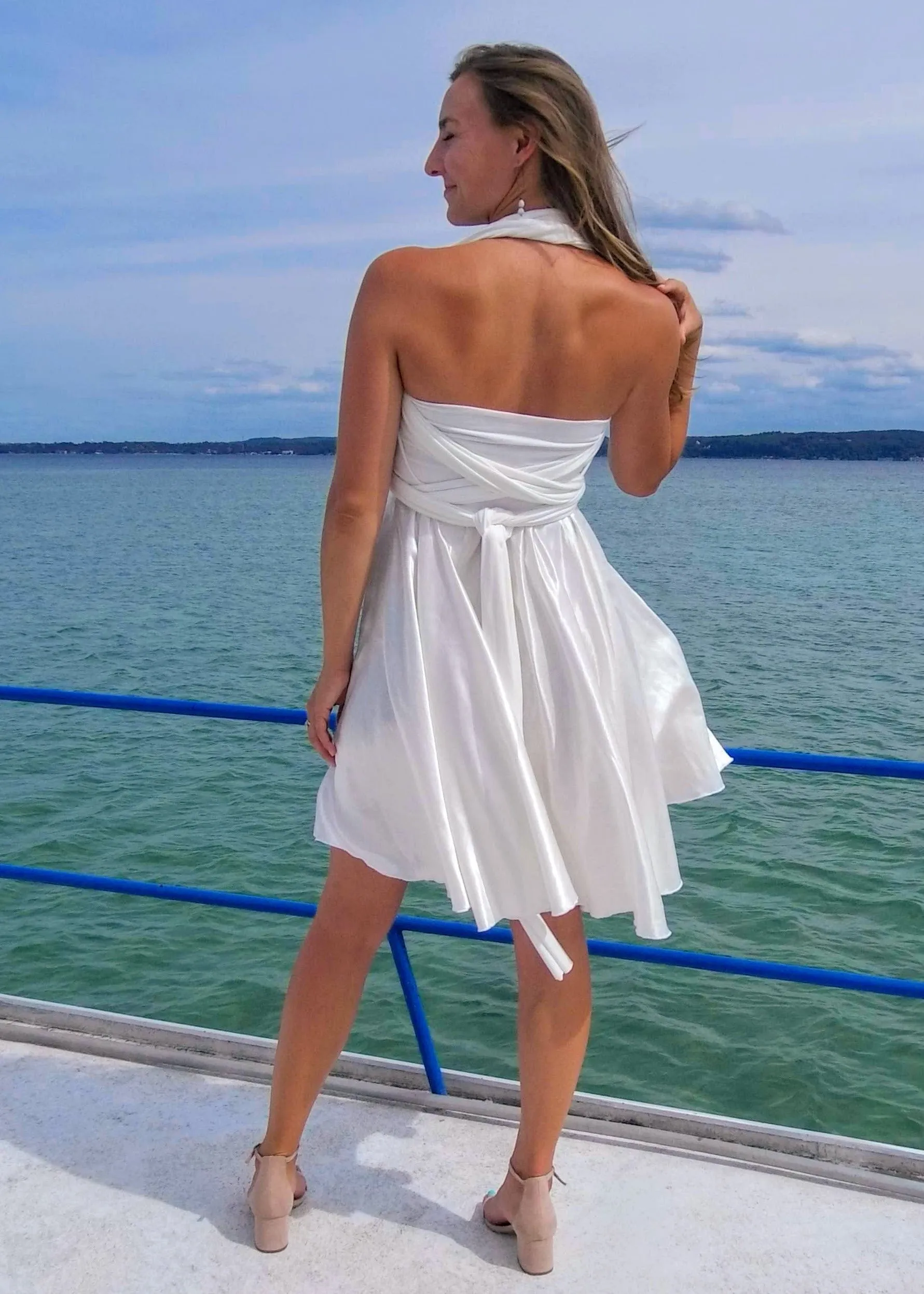 Natural Avita Infinity Dress