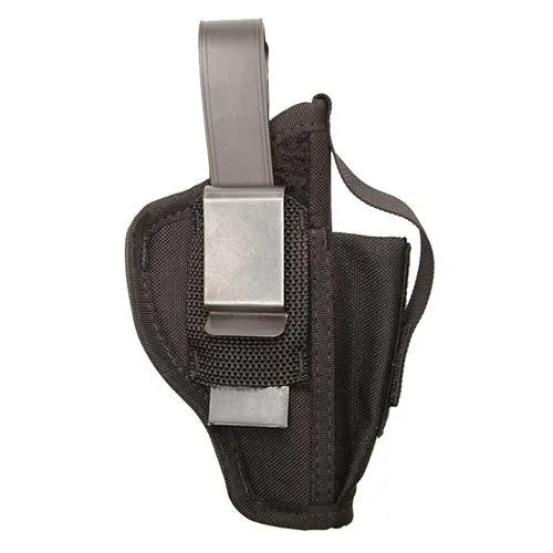 Nylon Ambidextrous Multi Use Holster - 3 1-4 - 3 3-4" Barrels (Medium-Large Autos), Black, Ambidextrous