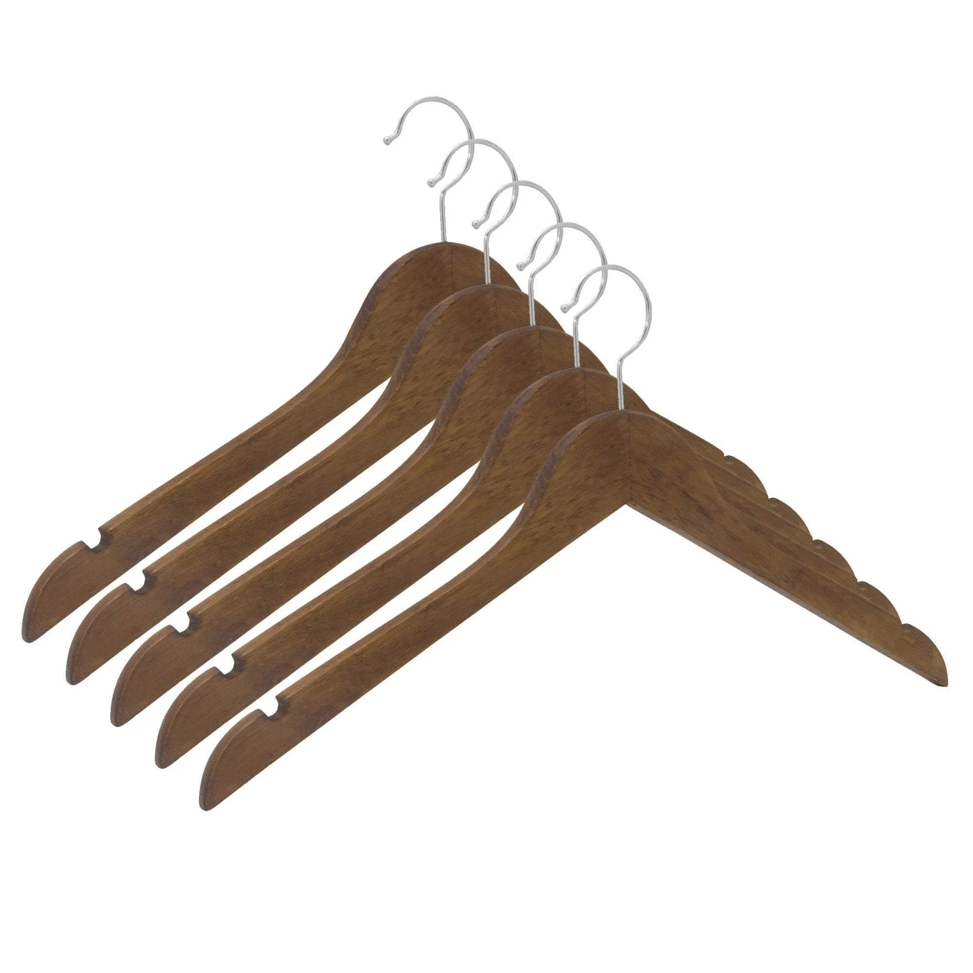 Premium Wood Shirt Hangers