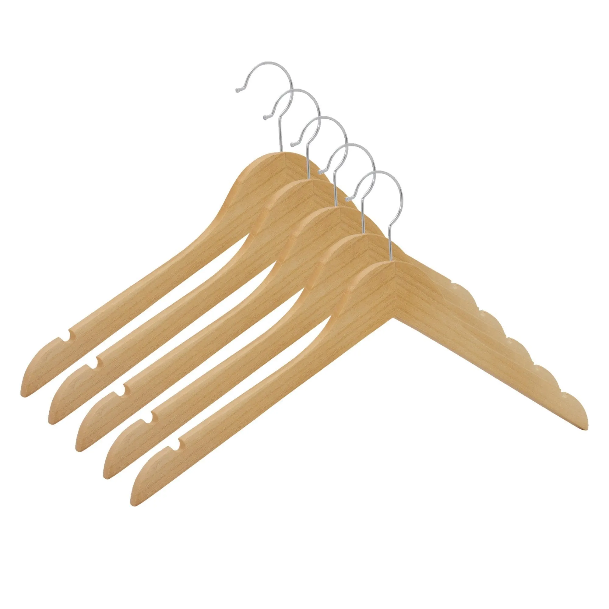 Premium Wood Shirt Hangers