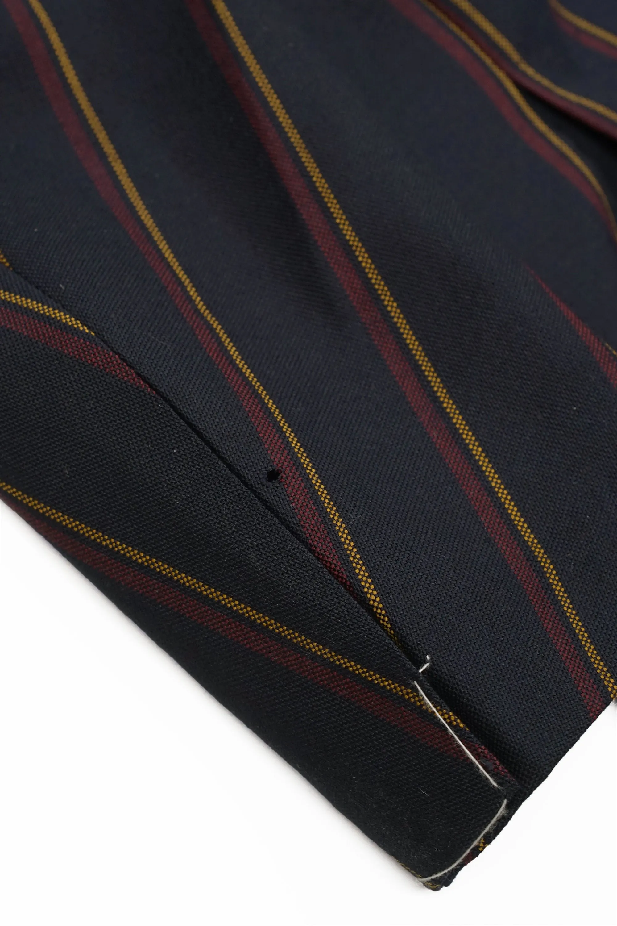 Ring Jacket AMJ03 Navy with Red/Yellow Stripe Wool Sport Coat