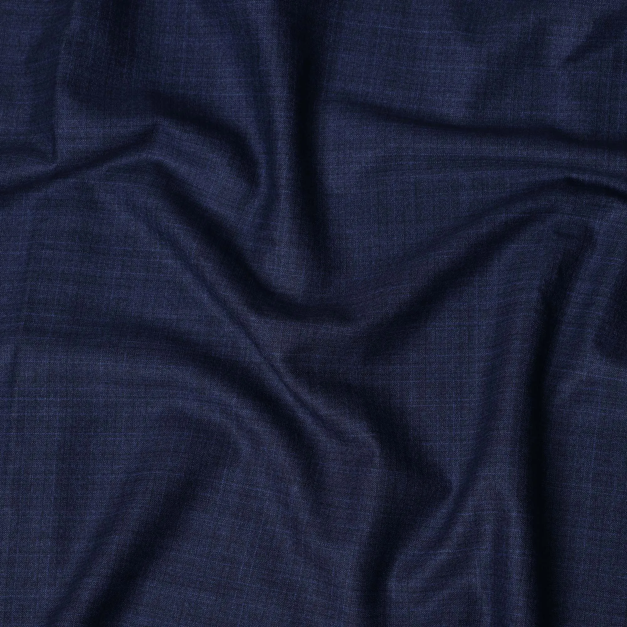 Royal Blue SCABAL Super 130's All Wool Suiting Fabric - 3.5 Meters, 150 cm Width, Made in the UK-D21253