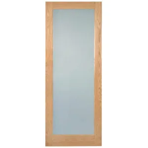 Rushmore Lamsafe Glazed Oak Door Pre-Fin