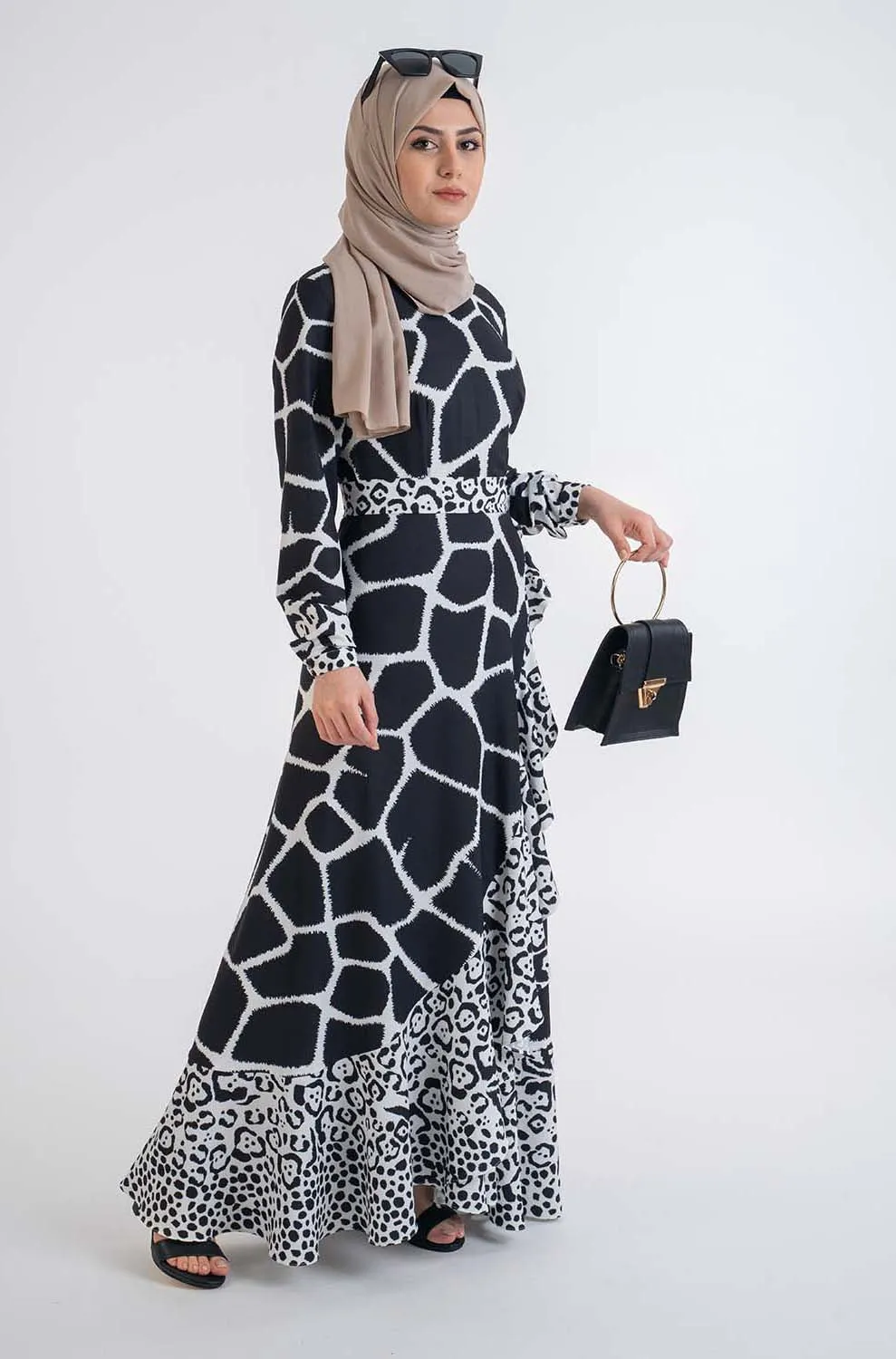 Sarong Leo pard dress