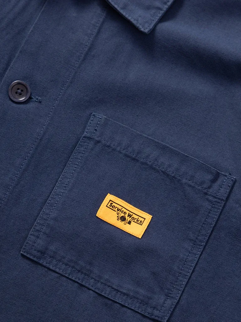 Service Works Canvas Coverall Jacket in Navy