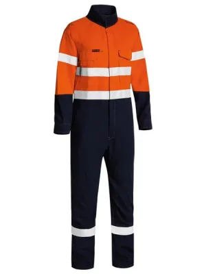 Tencate Tecasafe Plus 580 Taped Two Tone Hi Vis Lightweight Fr Non Vented Engineered Coverall - BC8186T