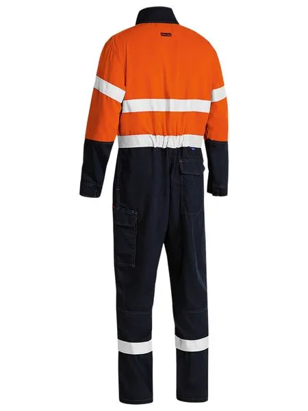 Tencate Tecasafe Plus 580 Taped Two Tone Hi Vis Lightweight Fr Non Vented Engineered Coverall - BC8186T