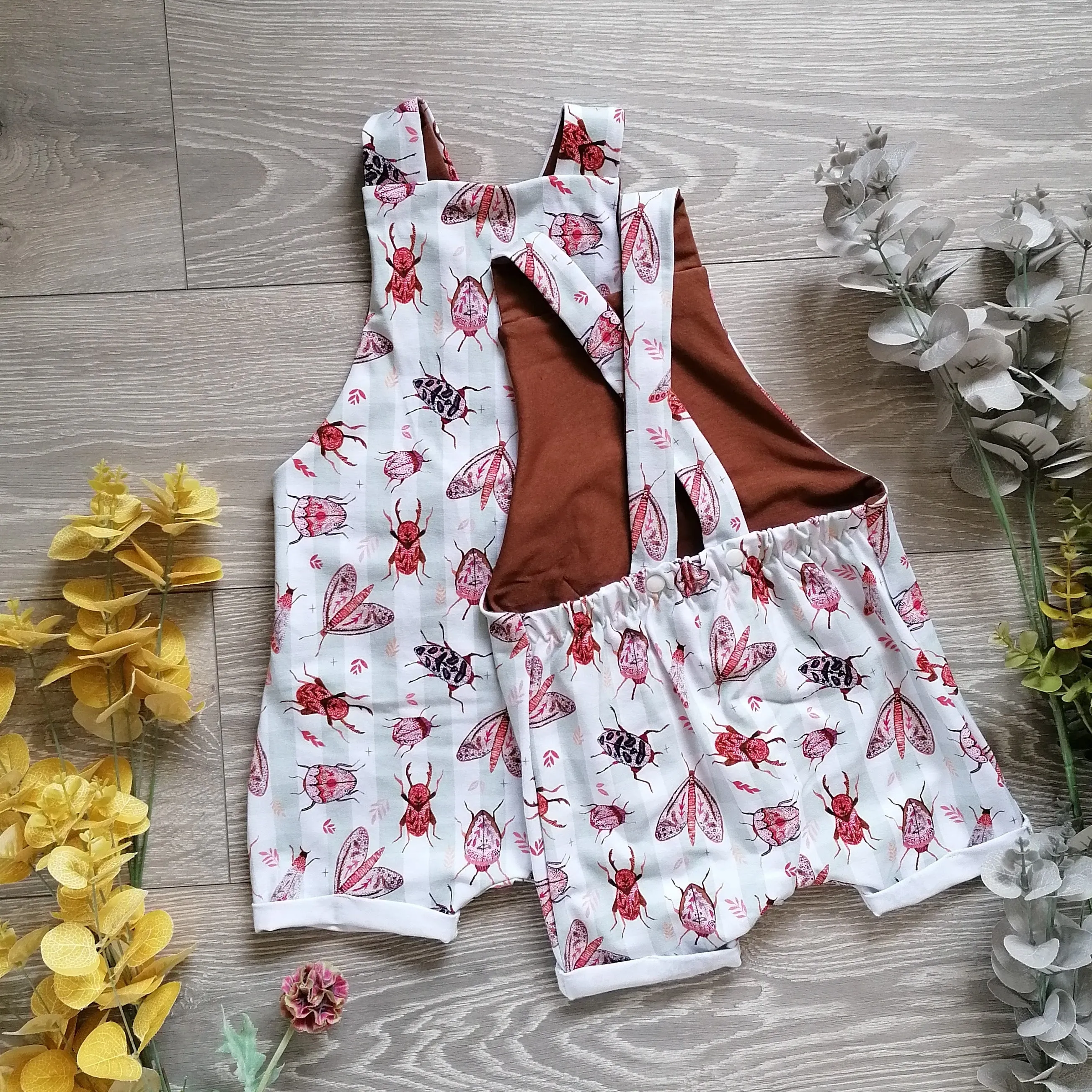 The Edith Dungarees - short