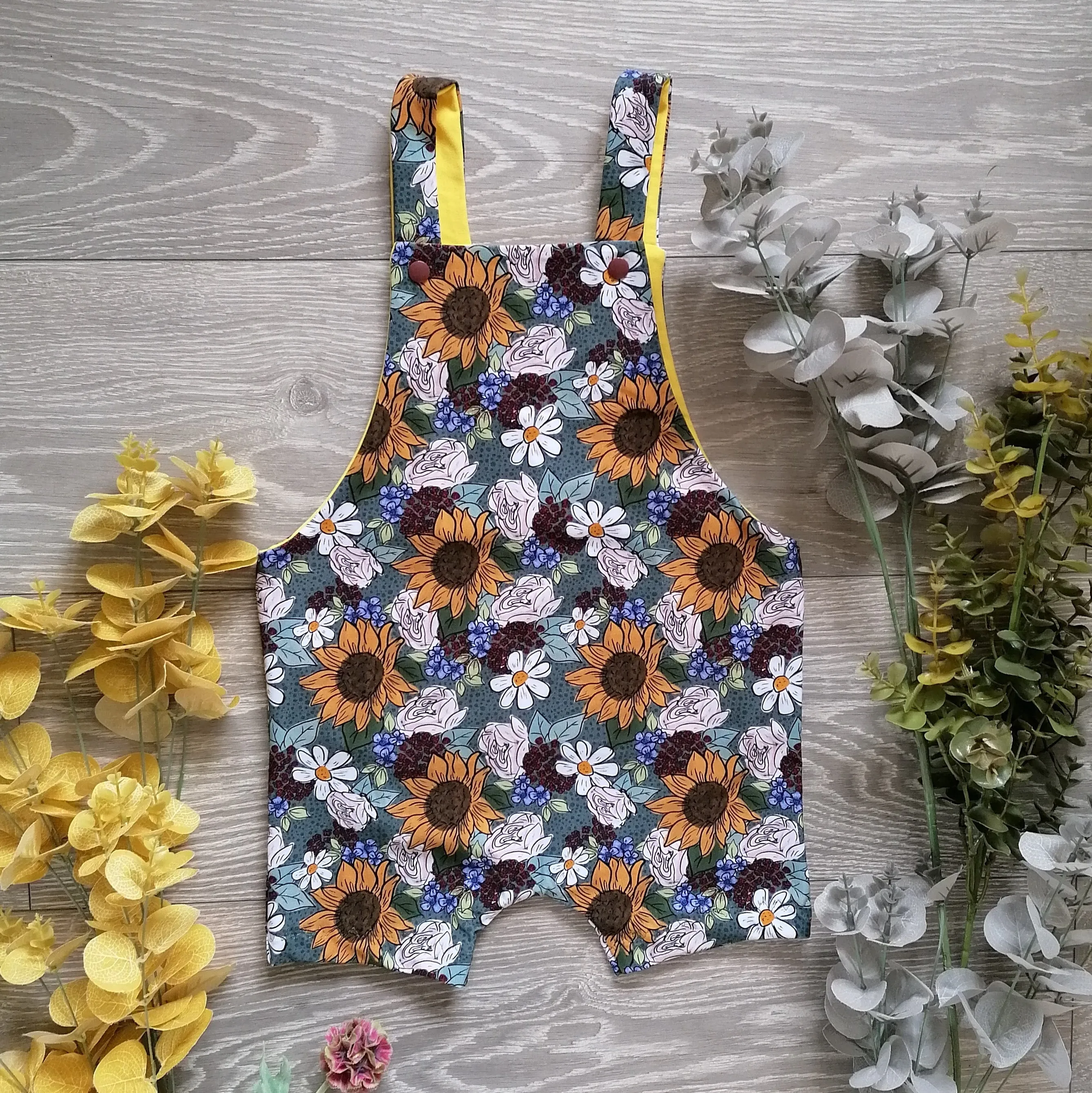 The Edith Dungarees - short