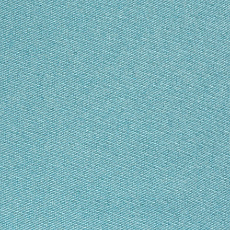 Turquoise Blue Pure Cotton Denim