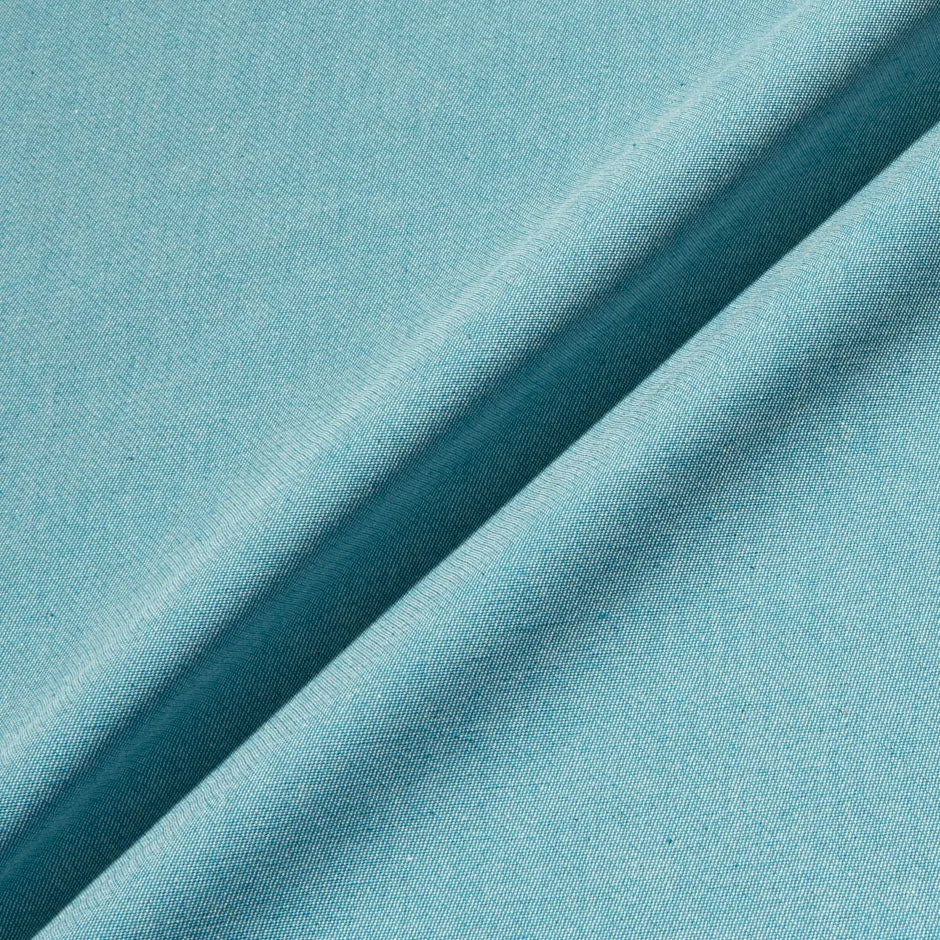 Turquoise Blue Pure Cotton Denim