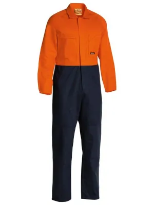 Two Tone Hi Vis Drill Coverall - BC6357