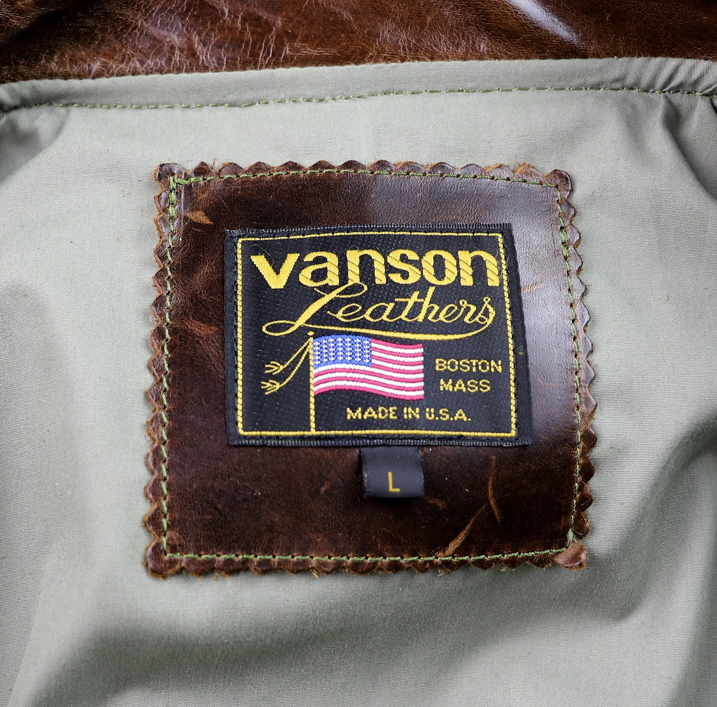 Vanson Portland, Dark Maple Bainbridge, size Large (42)