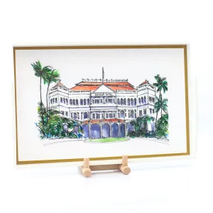 White Lacquer Tray - Raffles Hotel