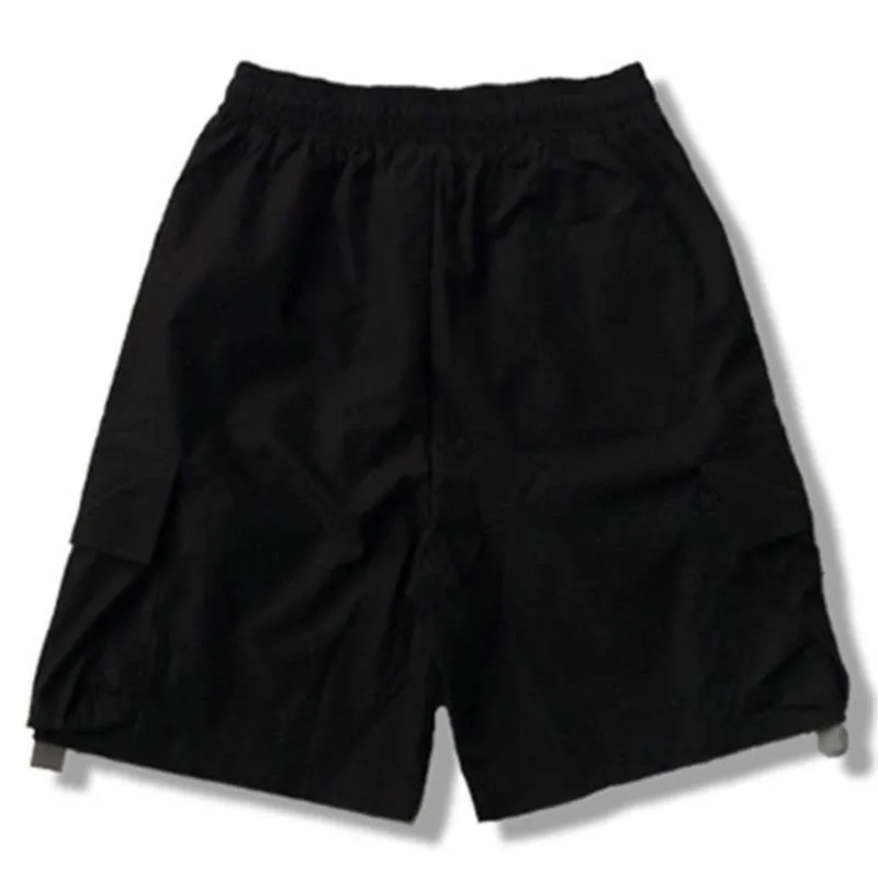 WLS Retro Solid Color Straight Cargo Shorts