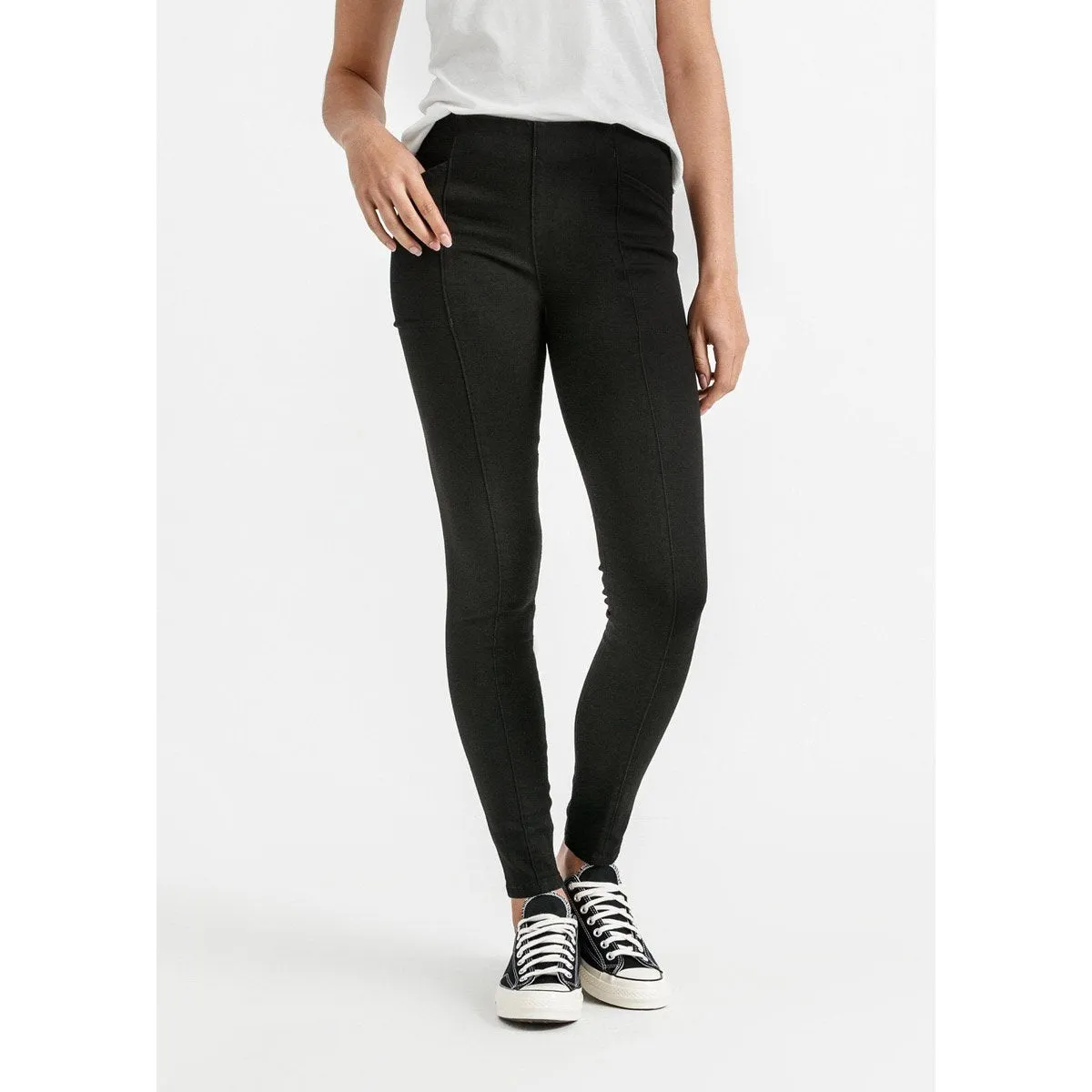 Women's Four Way Flex Pull On Mid Rise Skinny